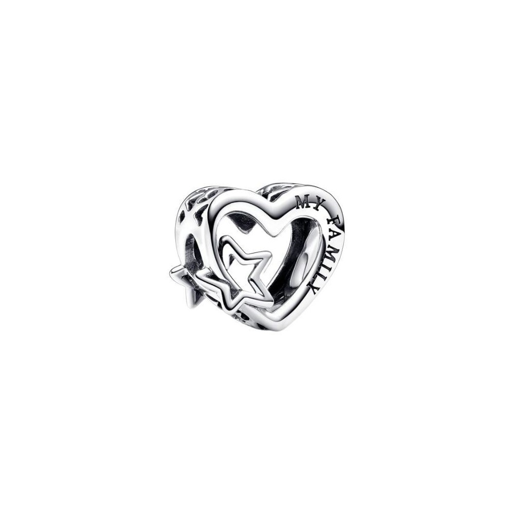 Charm Pandora Openwork Cuore con Stella 792829C00 [310ec112]
