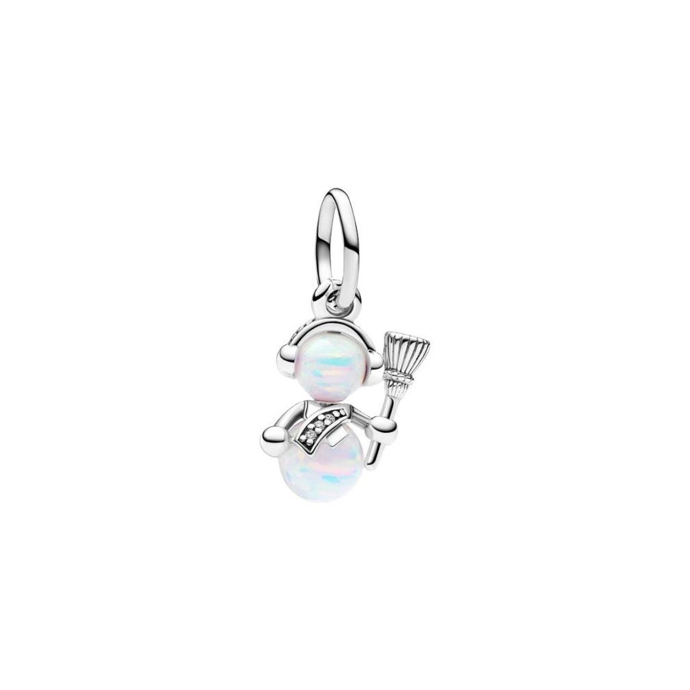 Charm Pendente Pupazzo di Neve Opale Pandora 792981C01 [a449ca17]