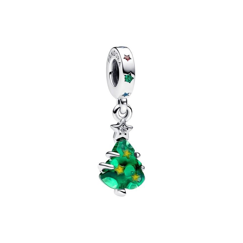 Charm Pendente Albero di Natale con Stelle Pandora 792983C01 [8ec6dc1d]
