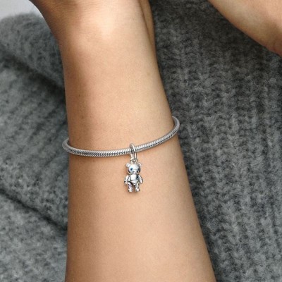 Charm Pendente Orsetto Teddy con Zampe Mobili Pandora 792986C01 [0ee232fb]