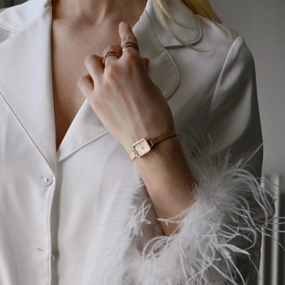 Orologio Daniel Wellington Mini Evergold Donna 16x18 DW00100656 [b3671906]