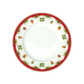Piatto Piano Porcellana  Nostalgic Christmas  EasyLife R0942NOCH [2700fe92]