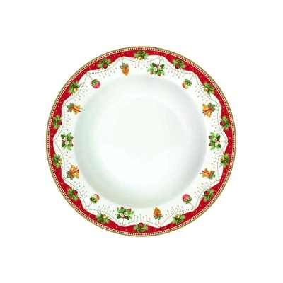 Piatto Fondo in Porcellana  Nostalgic Christmas  EasyLife R0943NOCH [f82325fe]