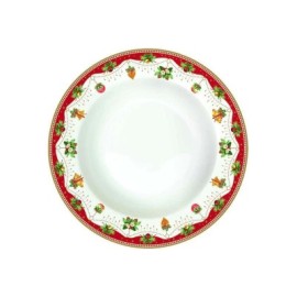 Piatto Fondo in Porcellana  Nostalgic Christmas  EasyLife R0943NOCH [f82325fe]