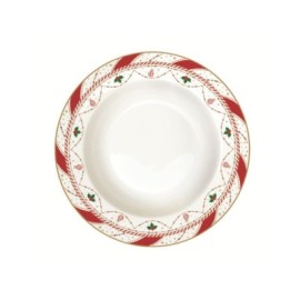 Piatto Fondo Natalizio  in Porcellana EasyLife R0943NTWI [7f8ffdff]