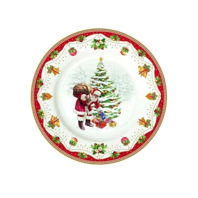 Piatto Dessert in Porcellana Nostalgic Christmas EasyLife R0944NOCH [6d642efb]