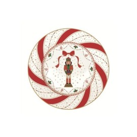 Piatto Dessert in Porcellana Nutcracker Twist EasyLife R0944NTWI [e49147f9]