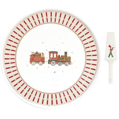 Piatto torta con paletta POLAR EXPRESS Easylife  R1112EXPR [d4a7f224]