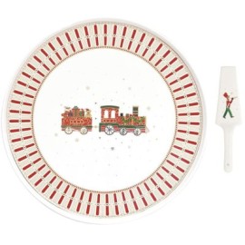 Piatto torta con paletta POLAR EXPRESS Easylife  R1112EXPR [d4a7f224]