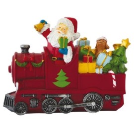 Statuina Babbo Natale con Trenino Christmas Figurines EasyLife R2808CHFI [7e516cc8]