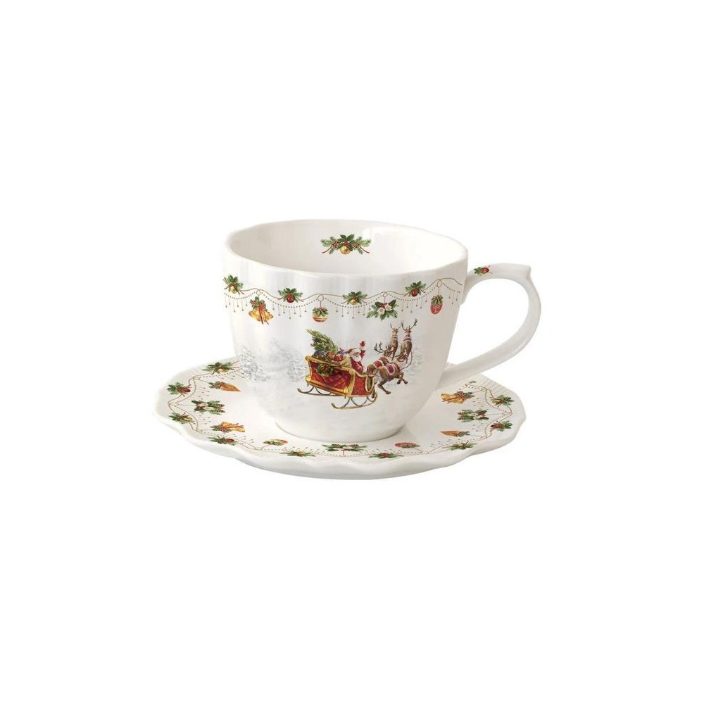 Tazza Thè in Porcellana  Nostalgic Christmas  320 ml EasyLife  R2789NOCH [7008ddcb]