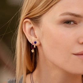 Mono Orecchino Rue des Mille Goccia Bottone 18K-ORV K7 M2 GOC [20b31d4d]