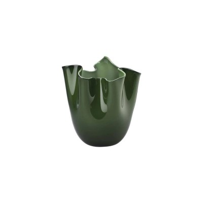 Vaso Venini Fazzoletto Verde Mela Medio 24 cm  700.02 VM-LA-VM [217e6a2a]
