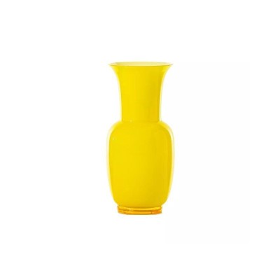 Vaso Venini Opalino Giallo Medio 36 cm  706.22 GN/LA [3dcc082d]