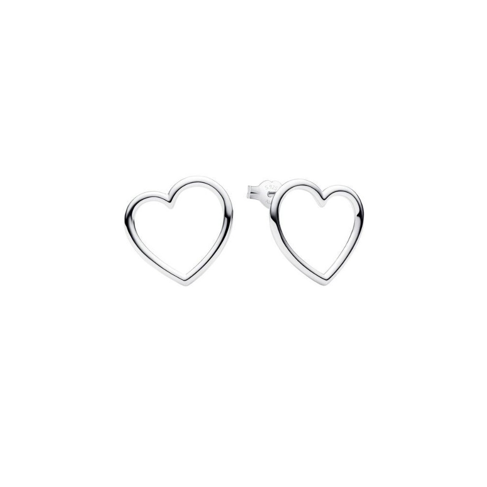 Orecchini Cuori Disegnati a Mano Pandora 293077C00 [fe964069]