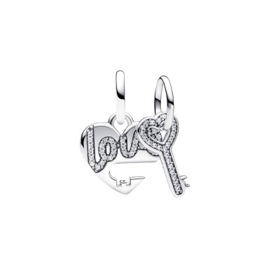 Charm Pendente Divisibile Cuore e Chiave Pandora 793081C01 [3b0c38d2]