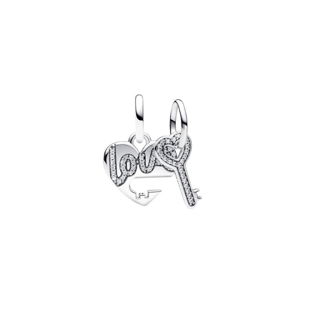 Charm Pendente Divisibile Cuore e Chiave Pandora 793081C01 [3b0c38d2]