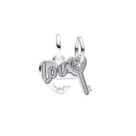 Charm Pendente Divisibile Cuore e Chiave Pandora 793081C01 [3b0c38d2]