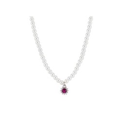 Collana di perle con fiore di zirconi  Boccadamo GR844R [48194dad]