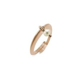 Anello placcato oro rosa con perla naturale GAN045RS [ffb47708]