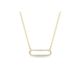 COLLANA CLIP ZIRCONI BIANCHI CL0060GB [0022d06b]