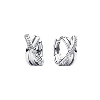 Orecchini Cerchi Linee Intrecciate  293150C01 [59734231]