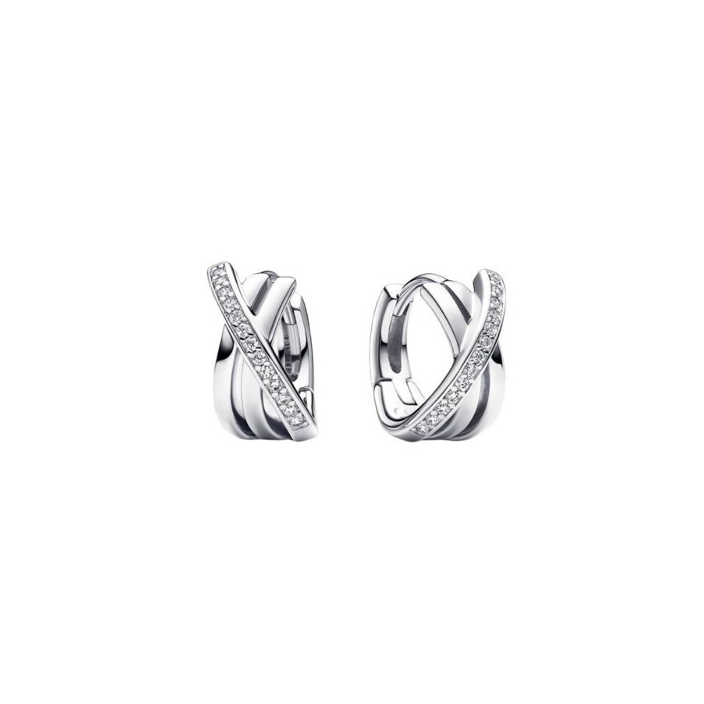 Orecchini Cerchi Linee Intrecciate  293150C01 [59734231]