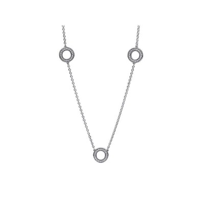 Collana Cerchi Pavè  393162C01-50 [cc344934]
