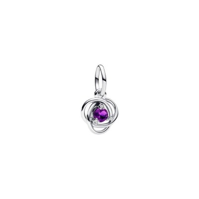 Pendente Cerchio Eterno Viola Febbraio 793125C02 [512132e2]