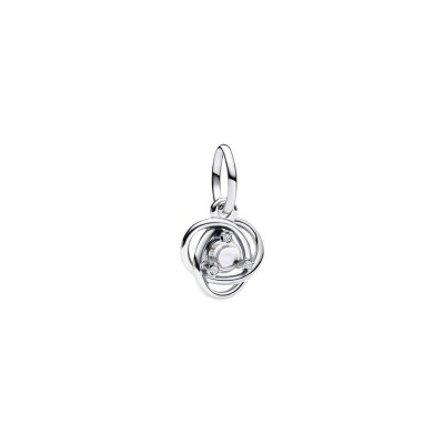 Pendente Cerchio Eterno Bianco Aprile 793125C04 [08239f09]