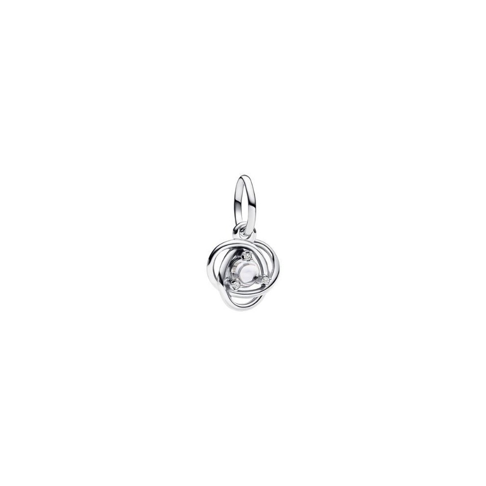 Pendente Cerchio Eterno Bianco Aprile 793125C04 [08239f09]