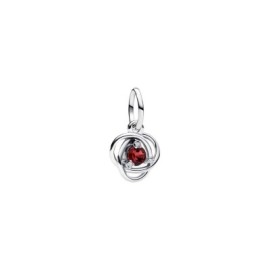 Pendente Cerchio Eterno Rosso Scuro Gennaio 793125C07 [933d250f]