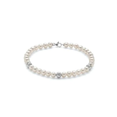 Bracciale donna Miluna oro 18 Kt con perle PBR3237 [9a94421f]