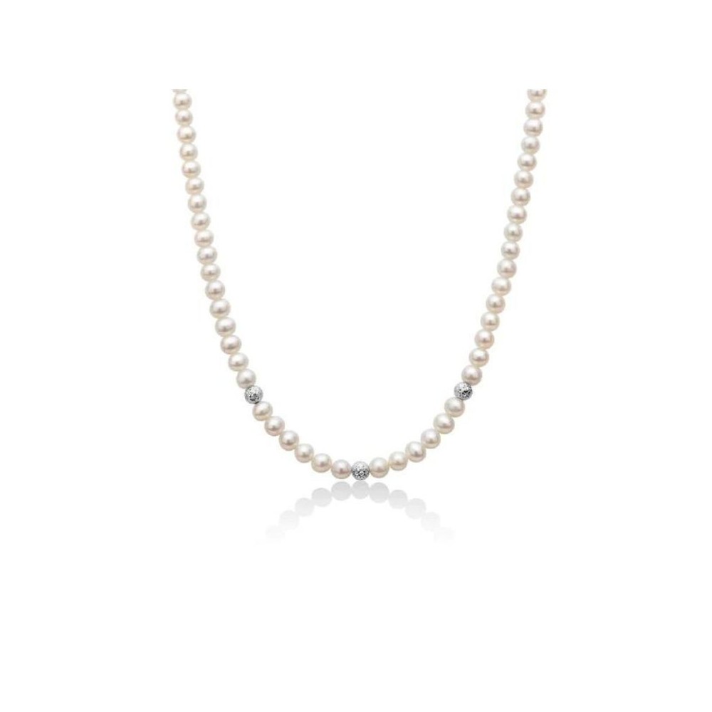 Collana donna Miluna oro 18 Kt con perle PCL6111 [2d0e2fc3]