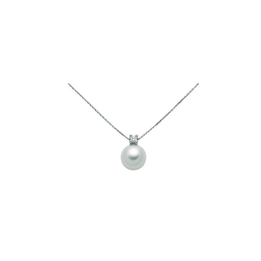 Collana MILUNA oro bianco con perla e diamanti - PCL3931VX [d725c291]