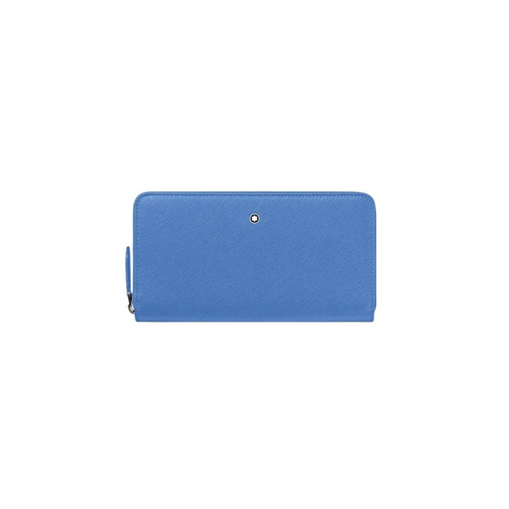 PORTAFOGLIO MONTBLANC 12 SCOMPARTI CON CERNIERA COMPLETA SARTORIAL MB 198217 [6003d6ad]