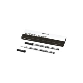 2 REFILL PER ROLLER (M) MYSTERY BLACK (NERO) MONTBLANC 128231 [4000fc9f]