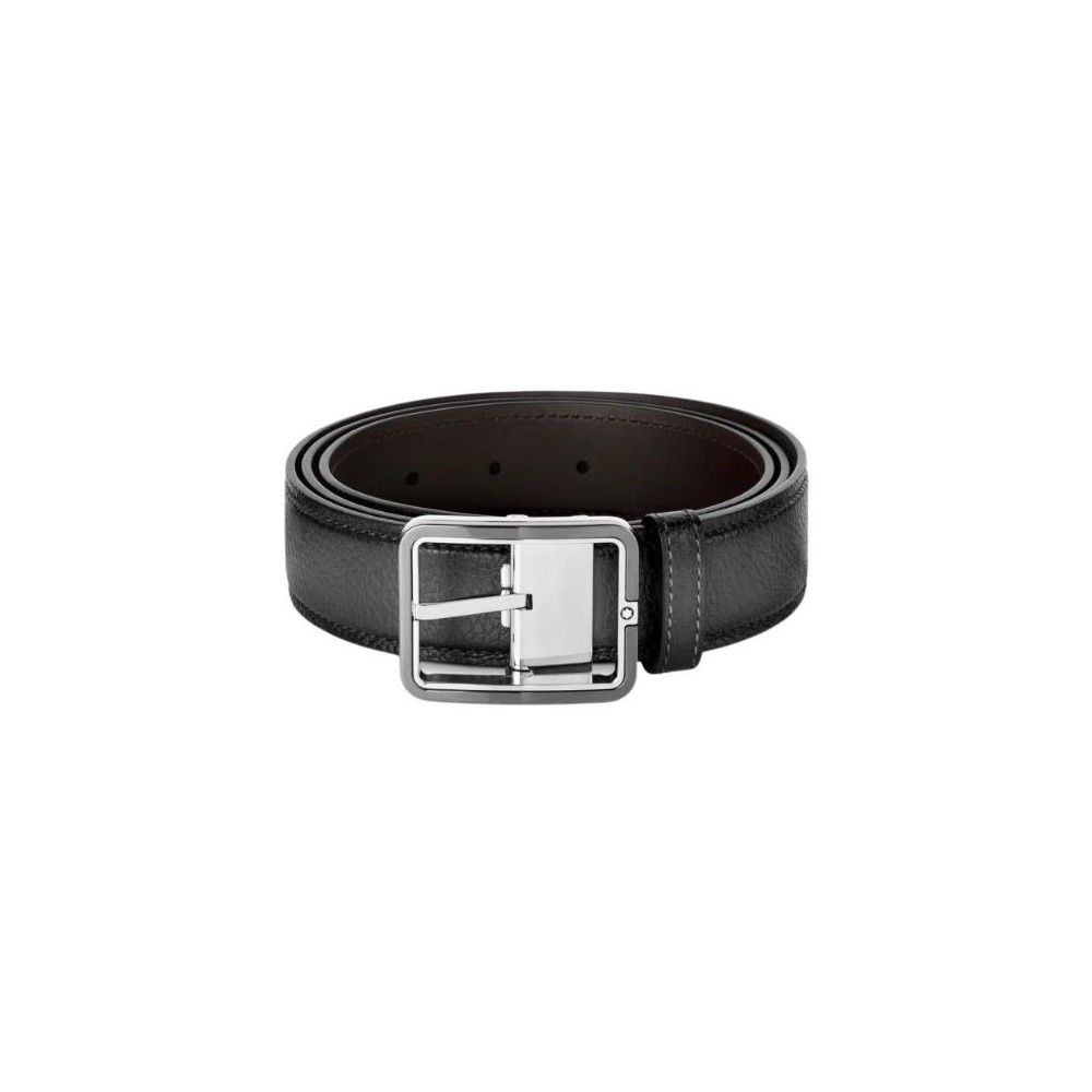 MONTBLANC CINTURA IN PELLE GRIGIA  131191 [5b9e8348]