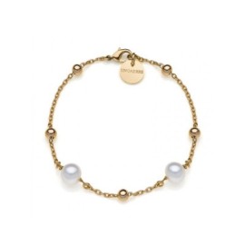 Bracciale in bronzo dorato e perle naturali Unoaerre  2064 [b664f127]