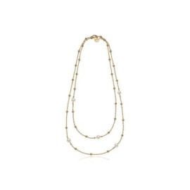 Collana in bronzo dorato e perle naturali Unoaerre [b30f5f08]