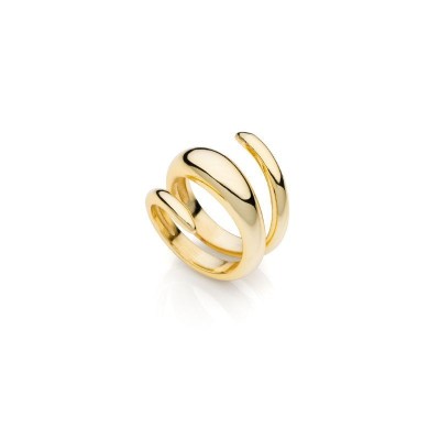 Anello dorato bombato a spirale Unoaerre 2402 [24329f56]