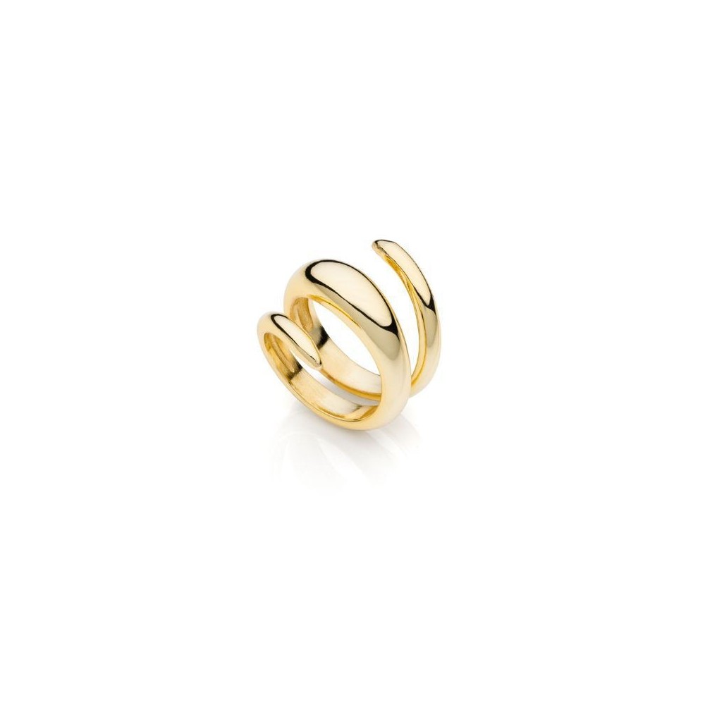 Anello dorato bombato a spirale Unoaerre 2402 [24329f56]