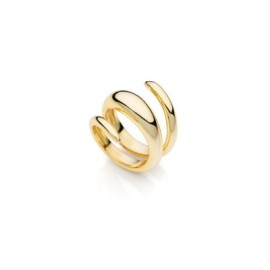 Anello dorato bombato a spirale Unoaerre 2402 [24329f56]