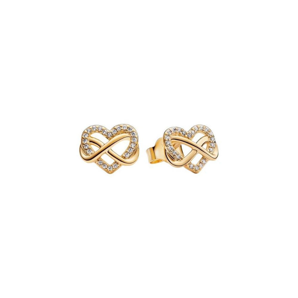 Orecchini Cuore Infinito Pietre Luminose Pandora 262667C01 [1c5b4343]