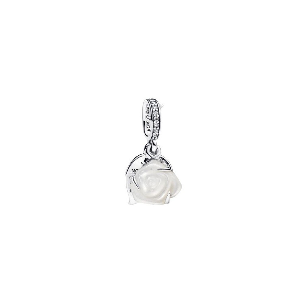 Charm Pendente Rosa Bianca Pandora 793200C01 [3e86259a]