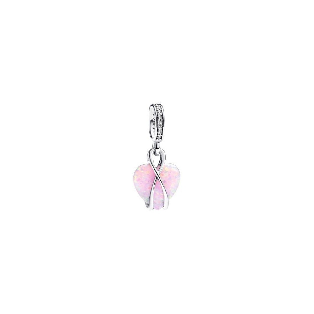 Charm Pendente Cuore di Mamma Rosa Opalescente Pandora 793202C01 [14093390]