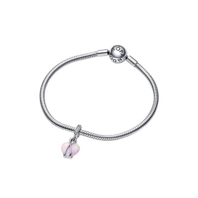 Charm Pendente Cuore di Mamma Rosa Opalescente Pandora 793202C01 [cd2f709d]