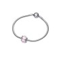 Charm Vetro di Murano Rosa e Cerchi Pandora 793241C00 [a39d07fd]