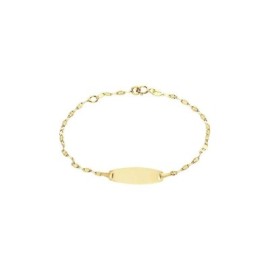 Bracciale Con Targhetta Holy Oro Giallo Stroili [4ba4112d]