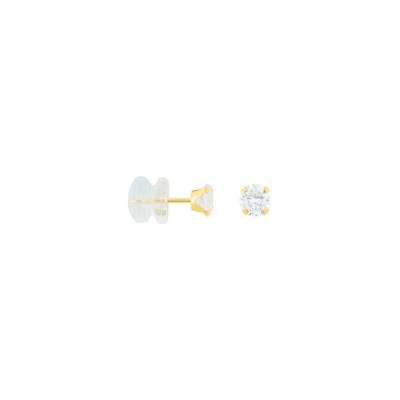 Orecchini Lobo Punto Luce Bon Ton Oro Giallo Cubic Zirconia Stroili [5c033755]